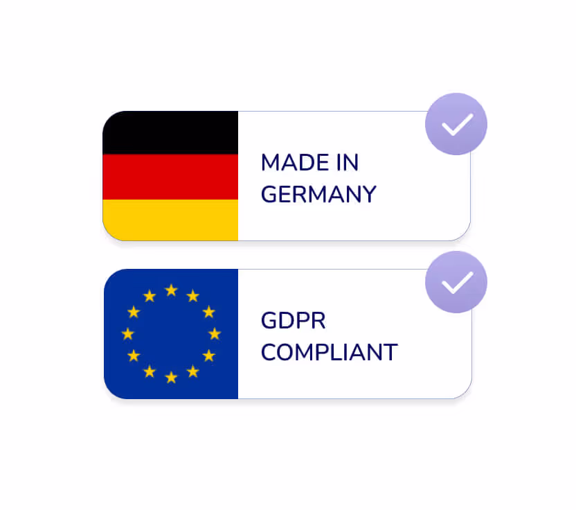 GDPR e selo Made in Germany para software.